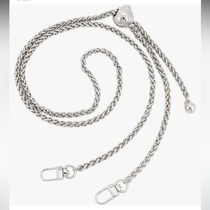 Bag Chain Stainless Steel Silver Adjustable